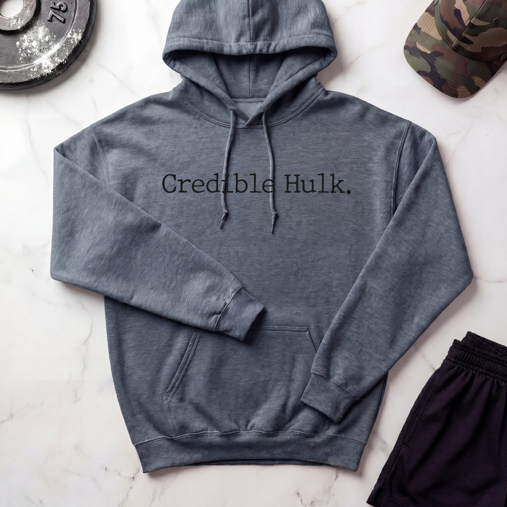 Credible Hulk Retro Gym Hoodie