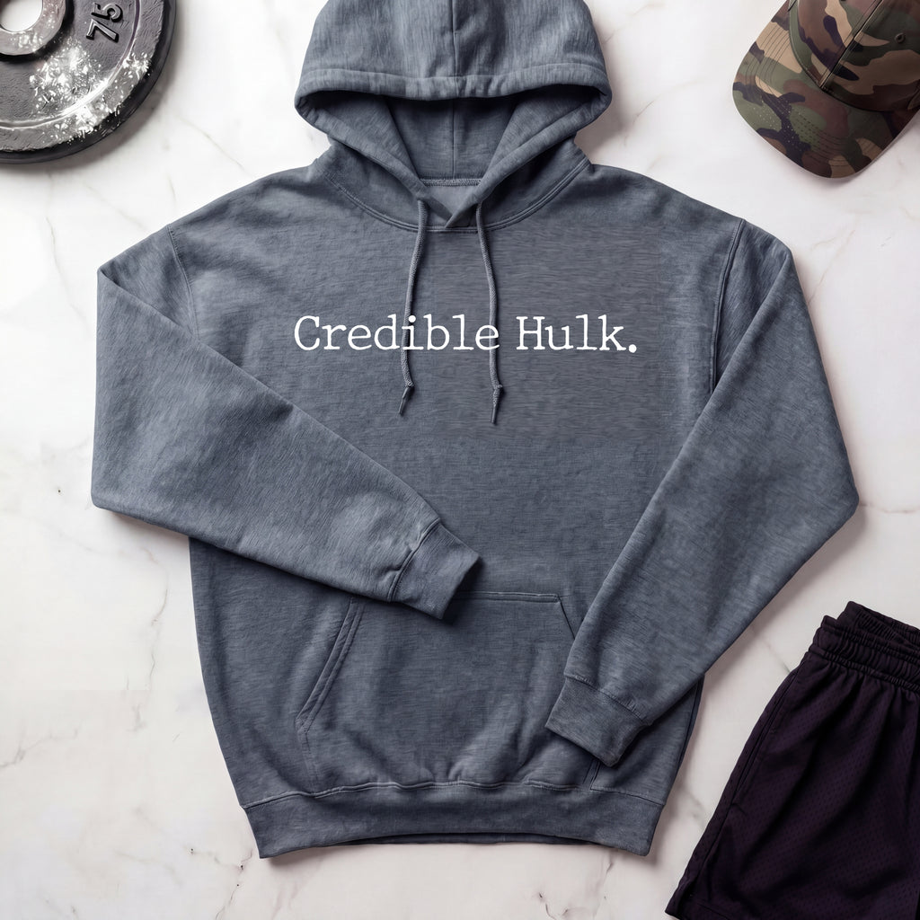 Credible Hulk Vintage Gym Hoodie