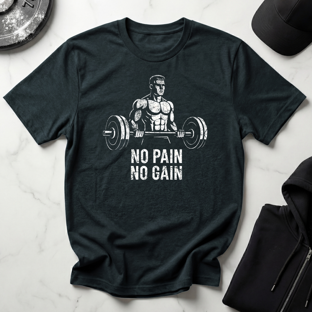No Pain No Gain Dark Tee