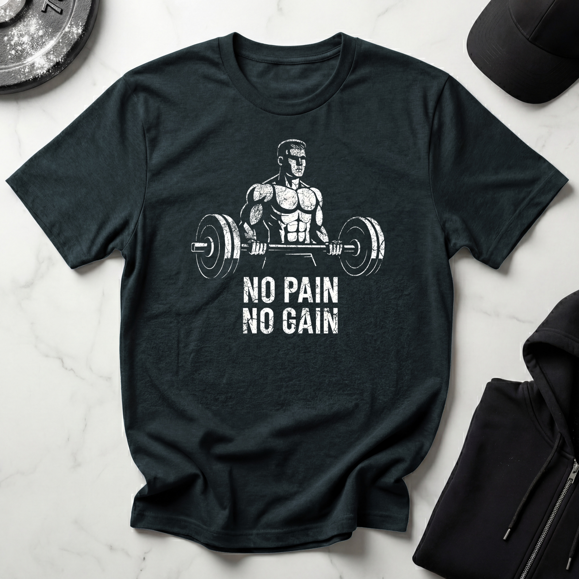 No Pain No Gain Dark Tee
