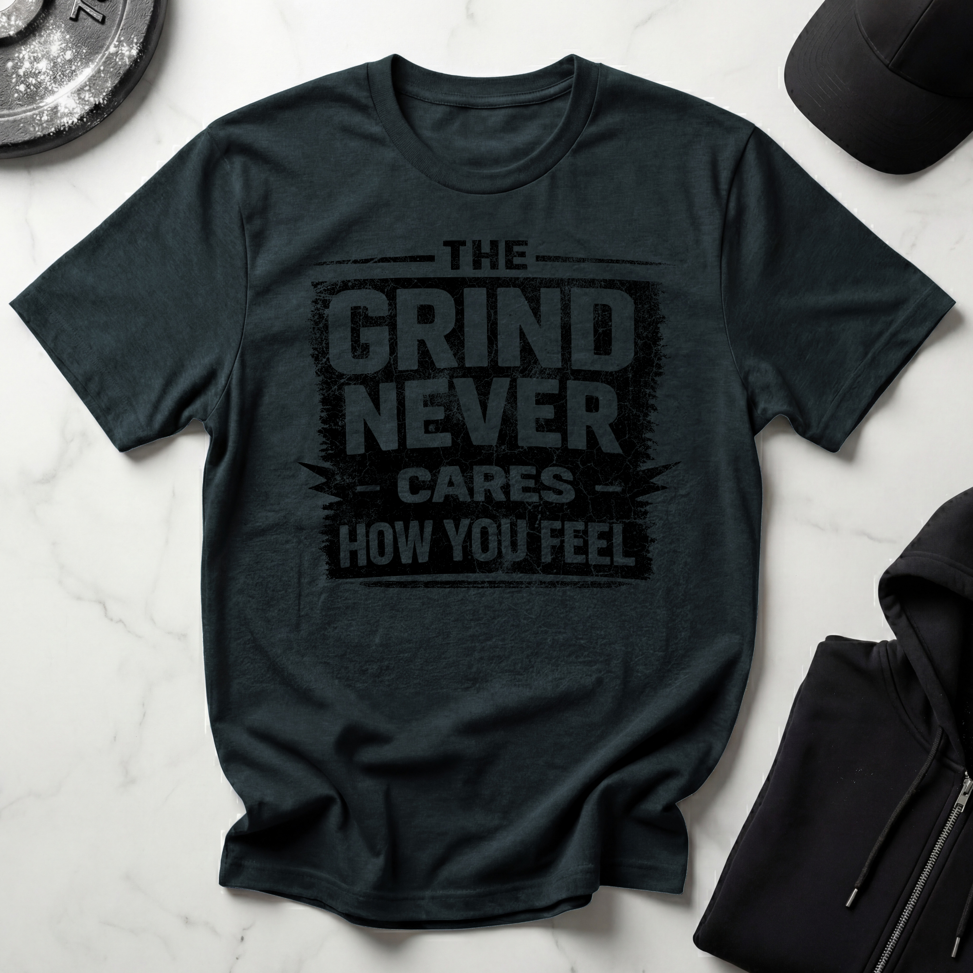 The Grind Never Cares Light Tee
