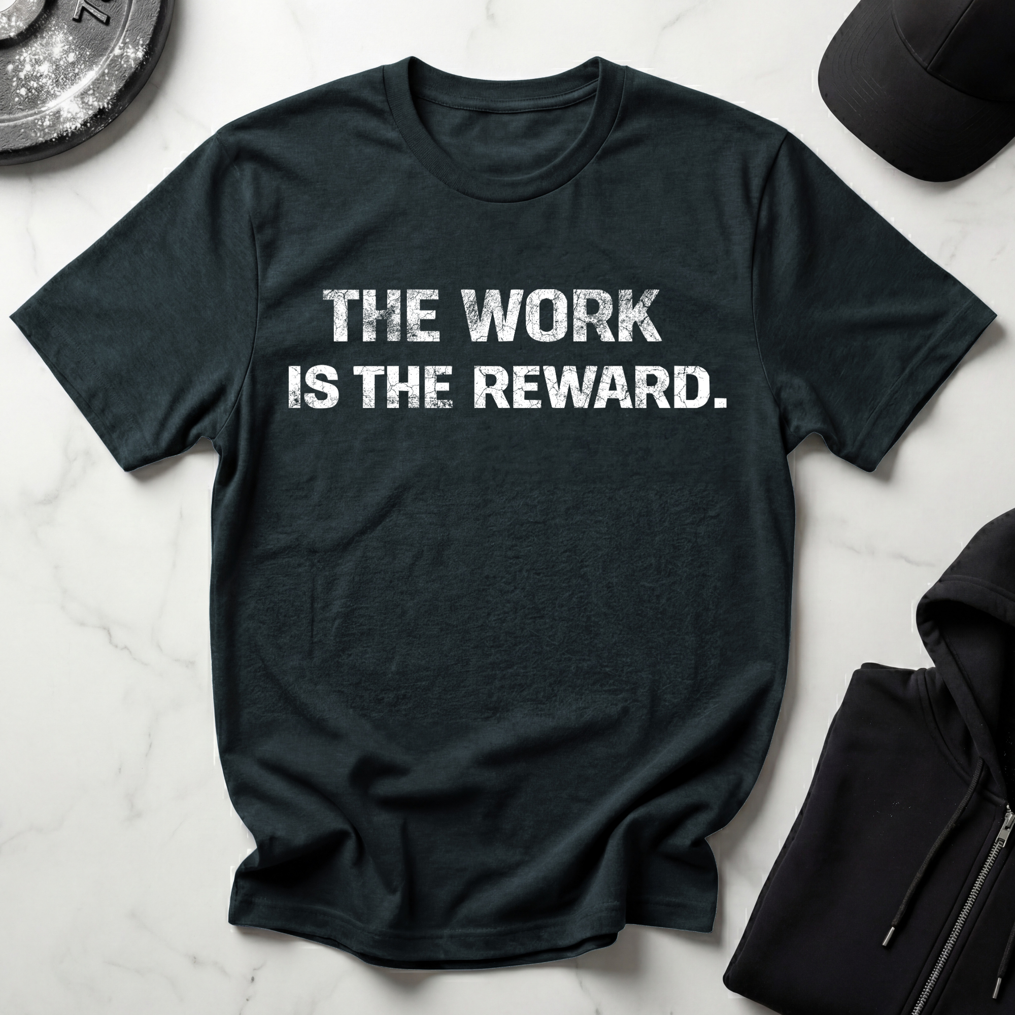 The Work Is The Reward Dark Tee