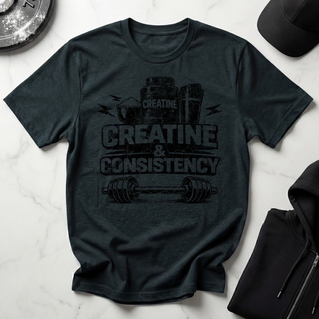 Creatine & Consistency Light Tee