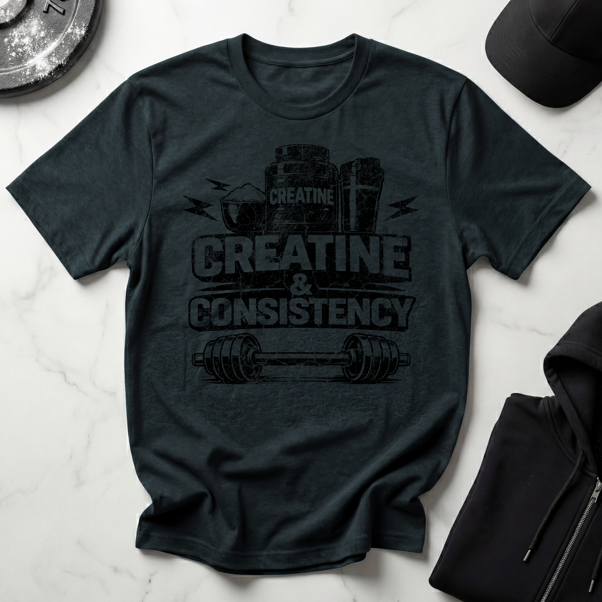 Creatine & Consistency Light Tee