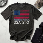 American Patriot 250 Stars and Stripes Vintage Gym T-Shirt