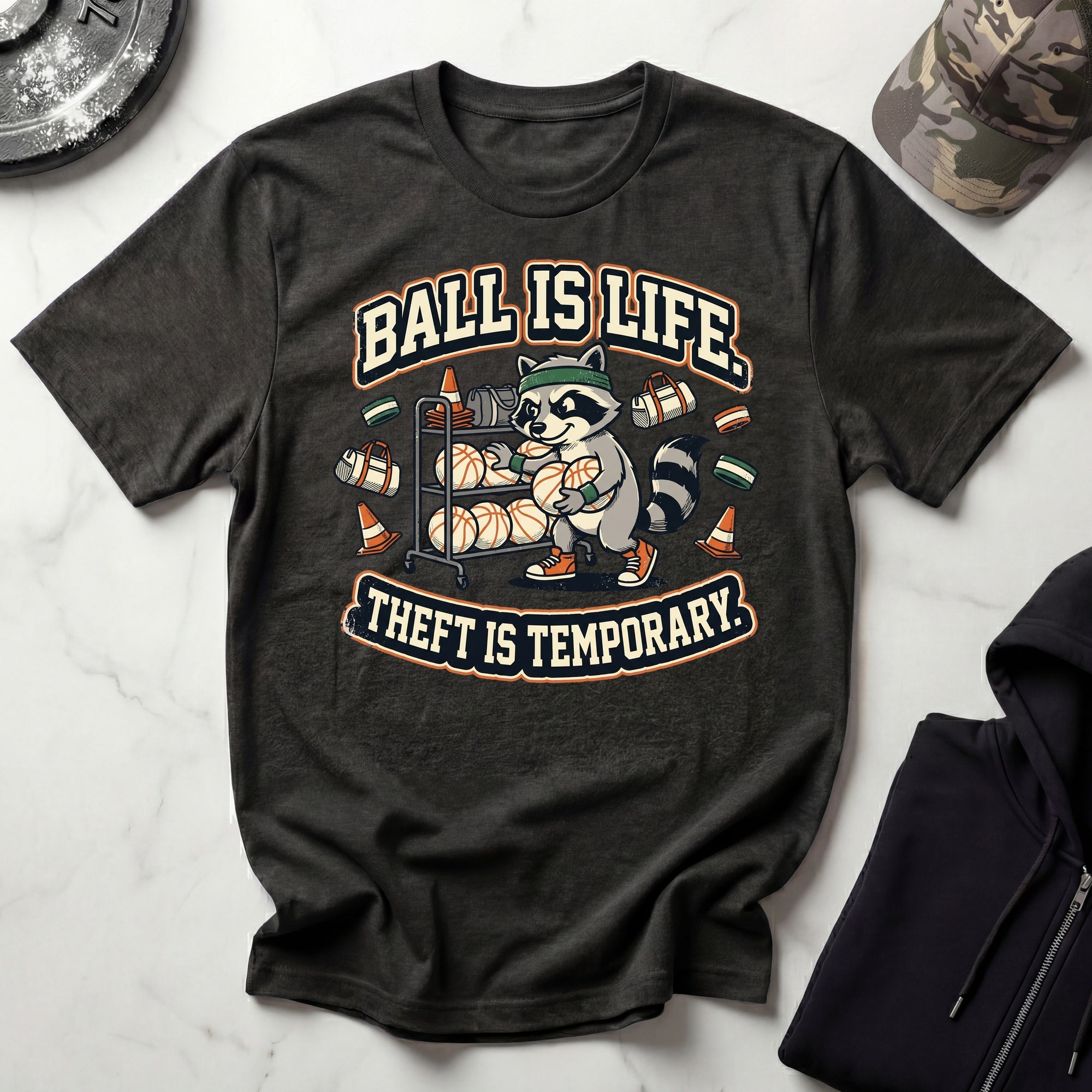 Basketball Is Life Vintage Gym T-Shirt