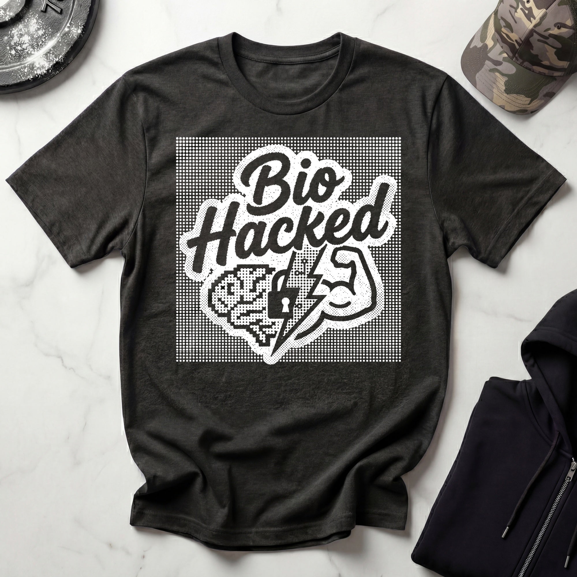 Bio Hacked Dot Matrix Gym T-Shirt