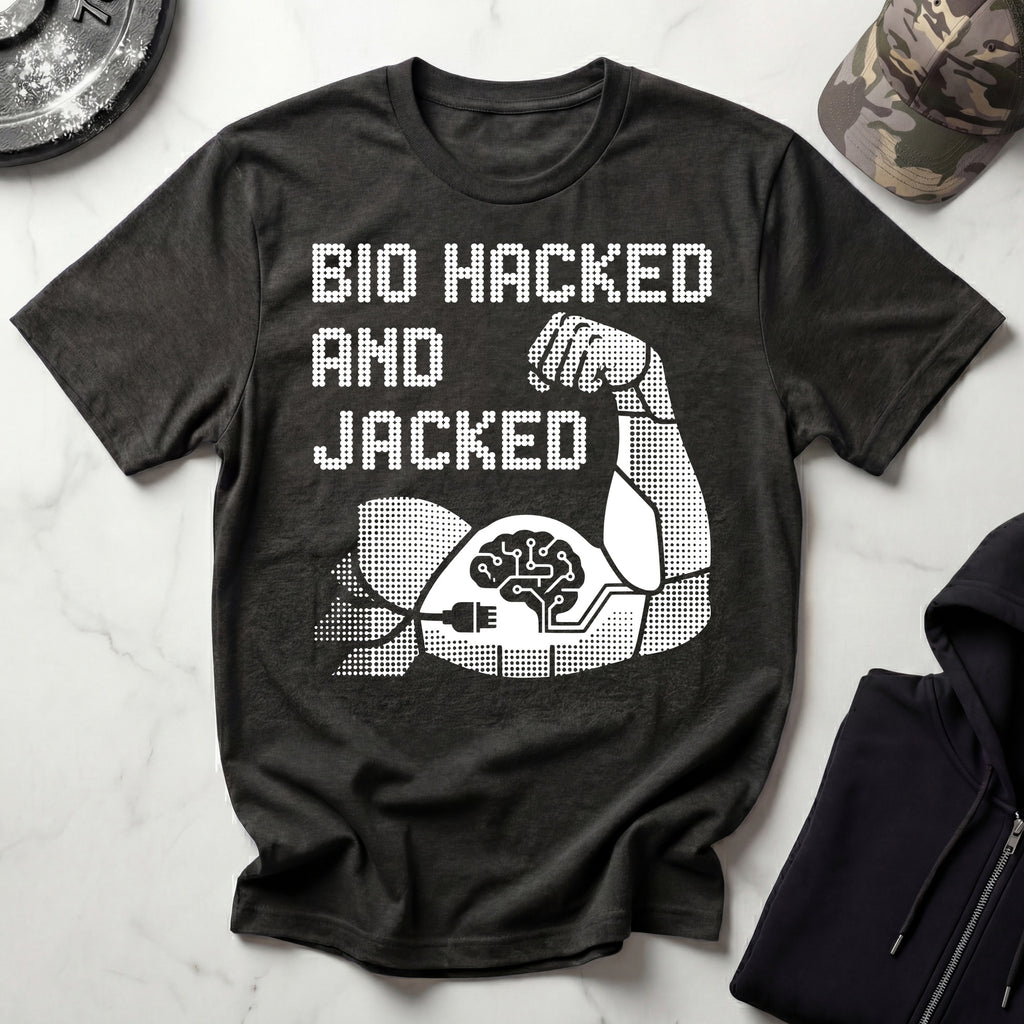 Bio Hacked Jacked Gym T-Shirt