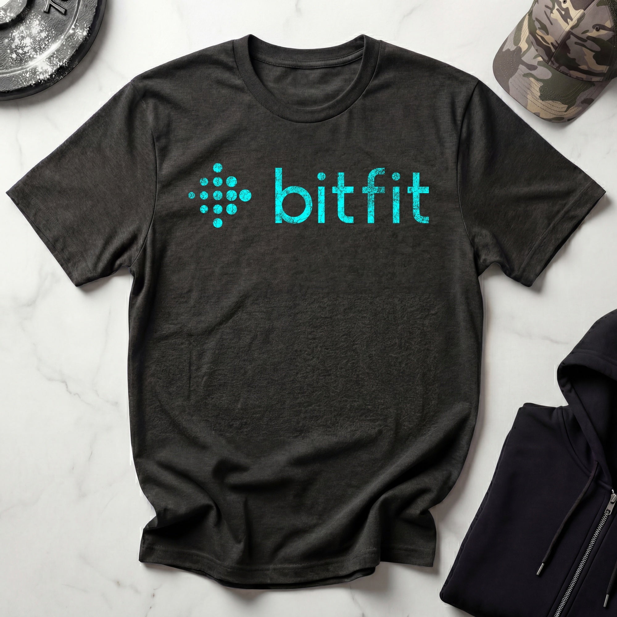 Bit Fit Humour Vintage Gym T-Shirt