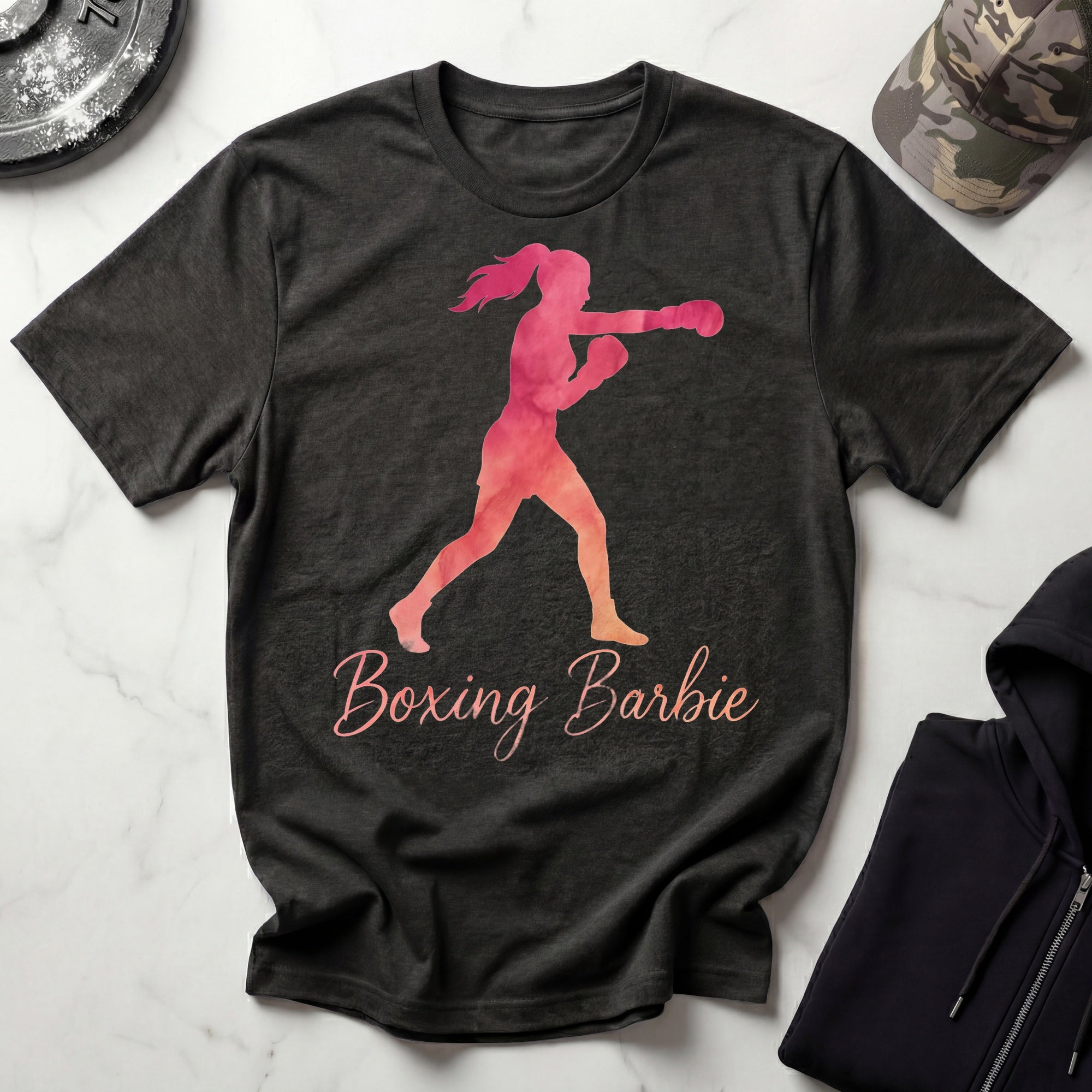 Boxing Barbie Gym T-Shirt