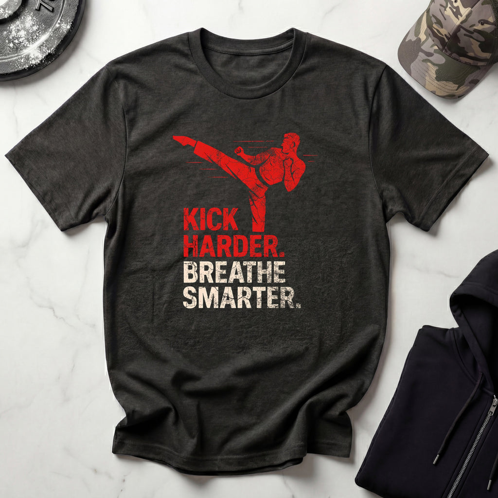 Kick Smarter Grunge Vintage Gym T-Shirt