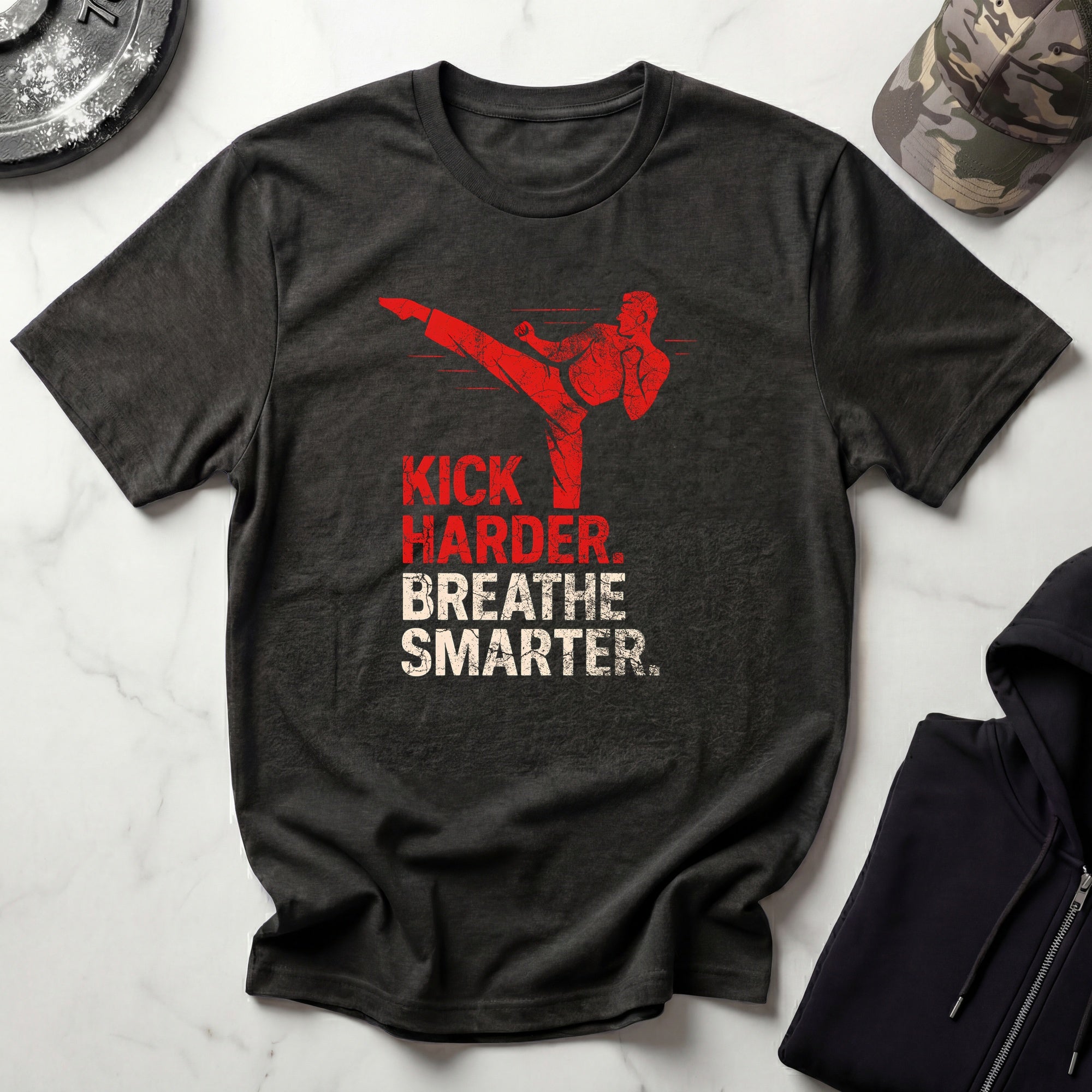 Kick Smarter Grunge Vintage Gym T-Shirt