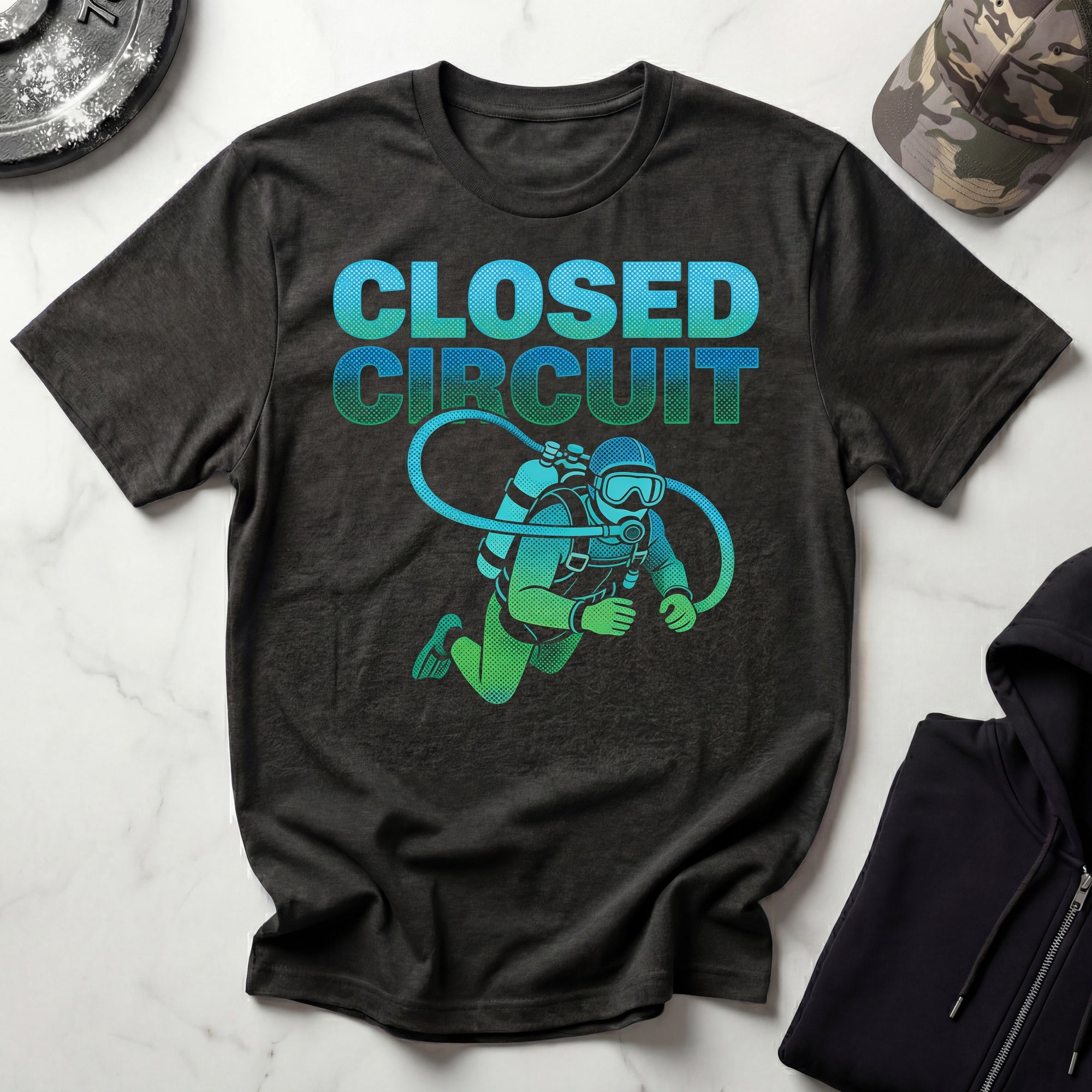 Closed Circuit Diver Gym T-Shirt