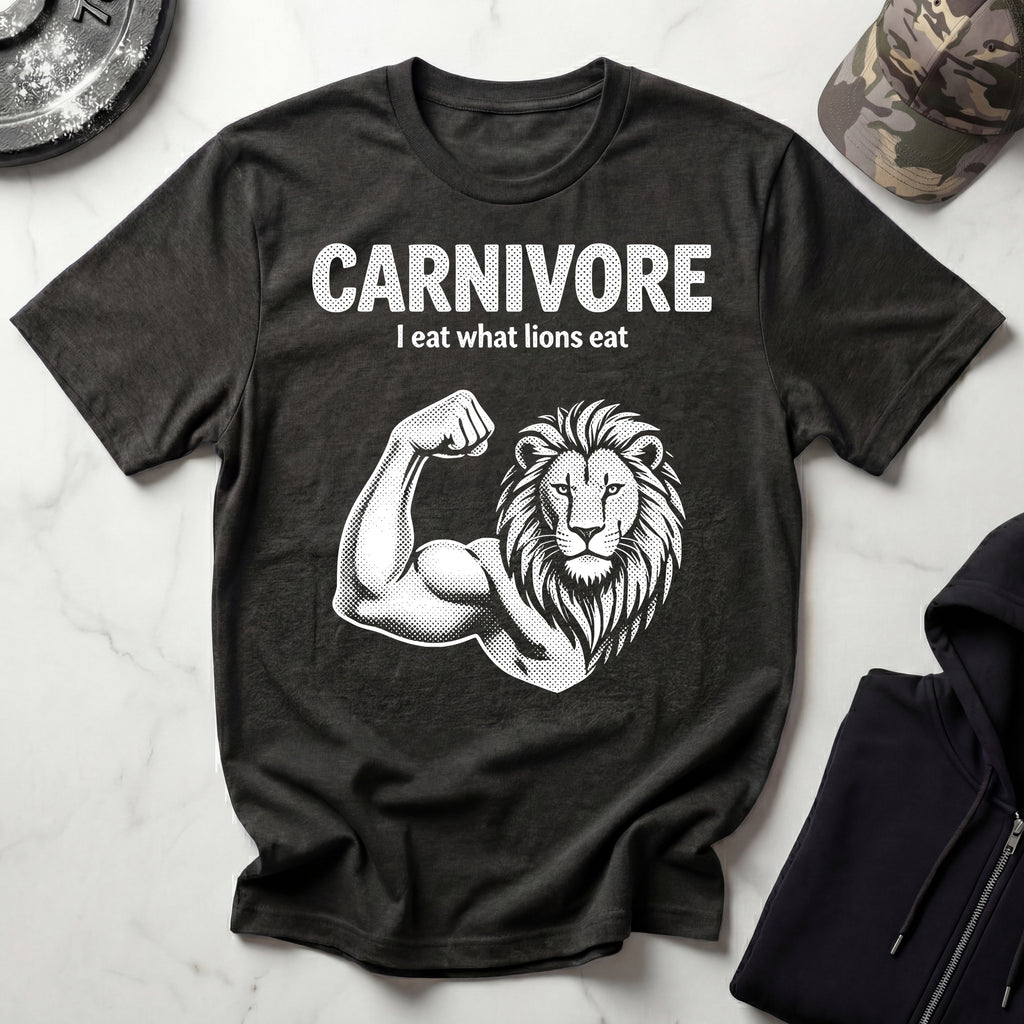 Carnivore I Eat What Lions Eat Gym T-Shirt