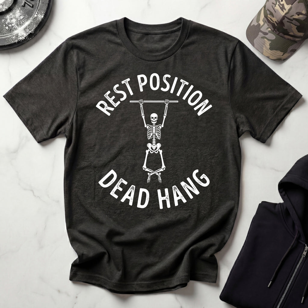 Dead Hang Skeleton Vintage Gym T-Shirt