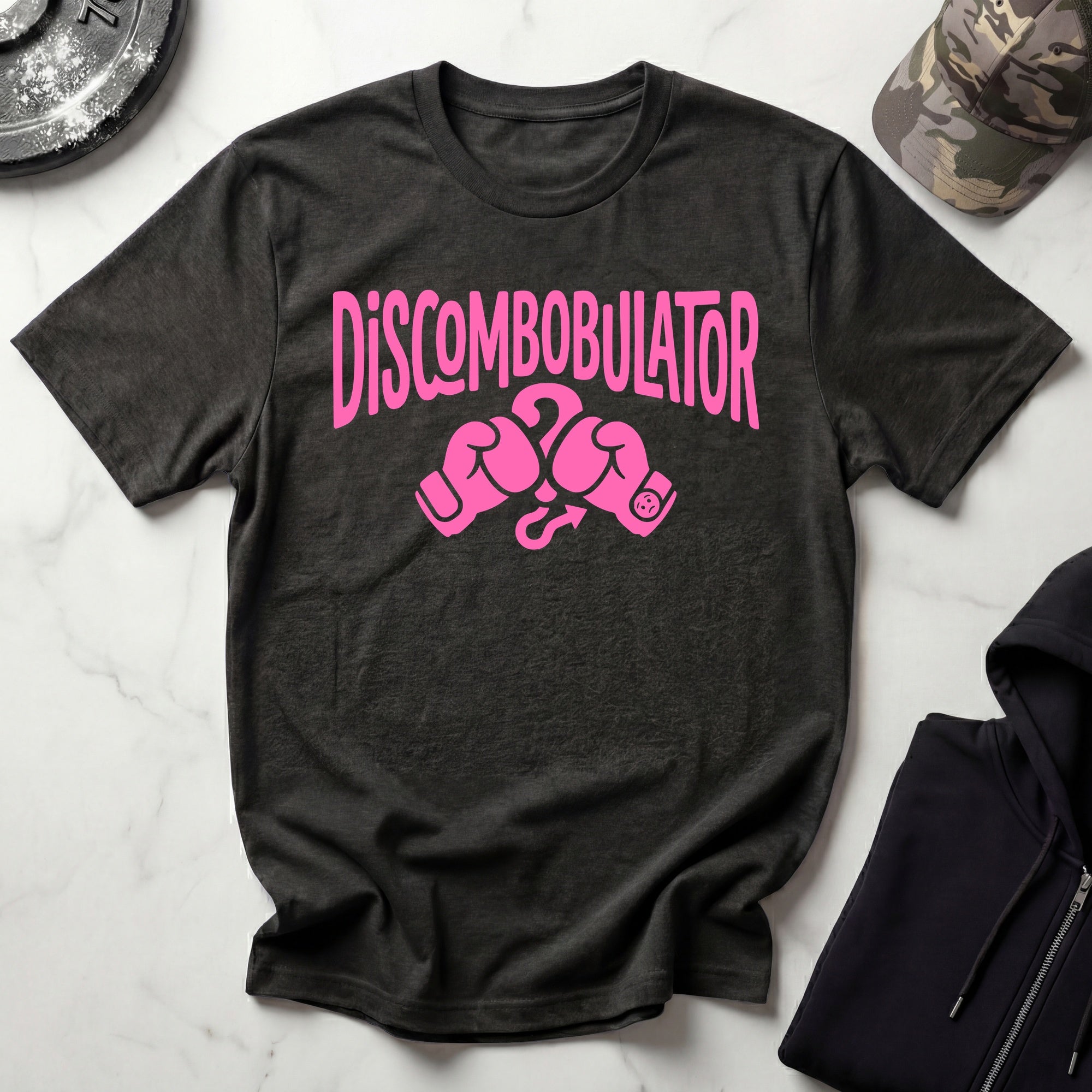 Discombobulator Boxing Pink T-Shirt