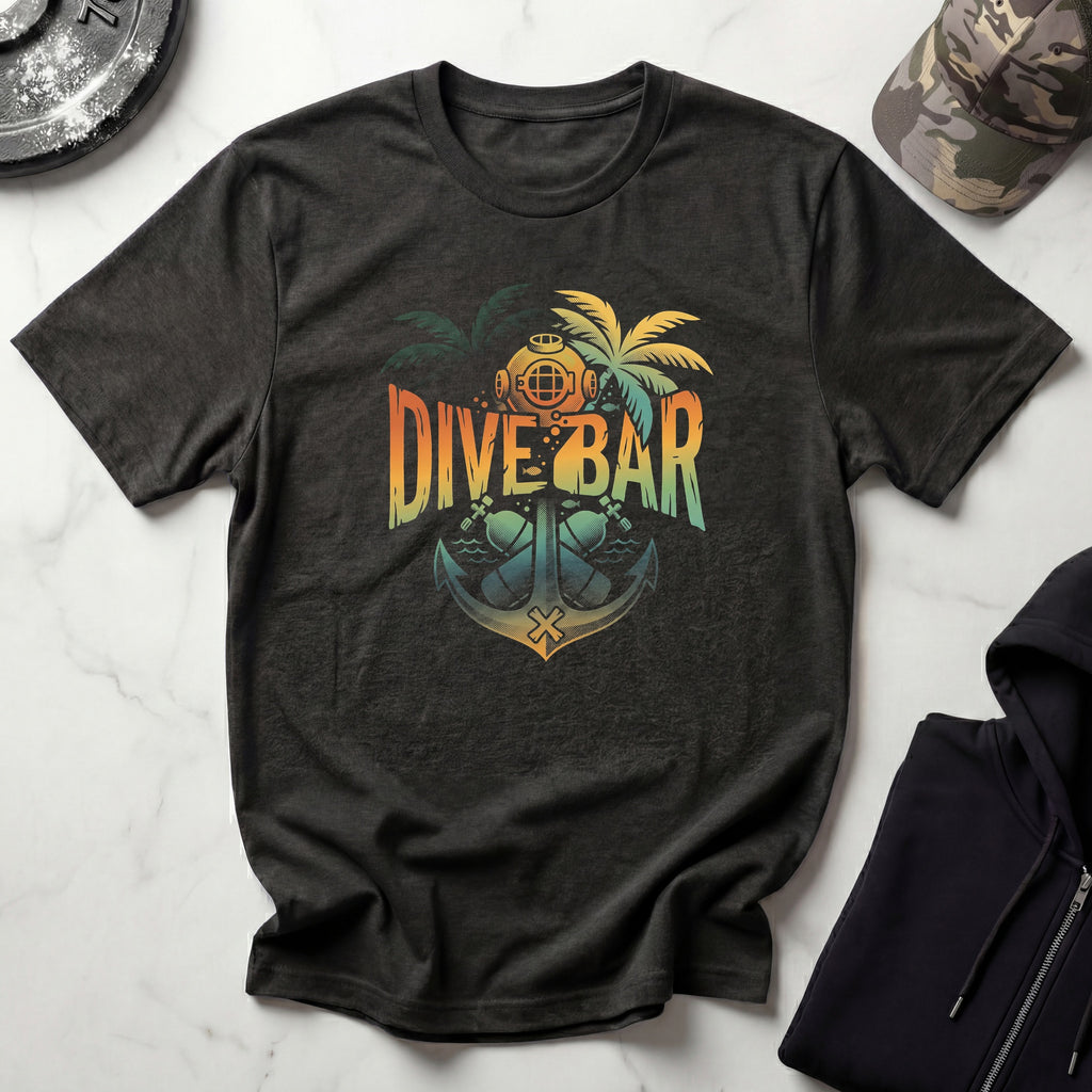 Vintage Dive Bar Gym T-Shirt