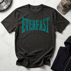 Everfast Teal Graphic Vintage Gym T-Shirt