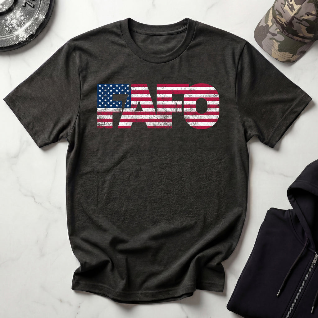 FAFO USA Vintage Graphic Gym T-Shirt