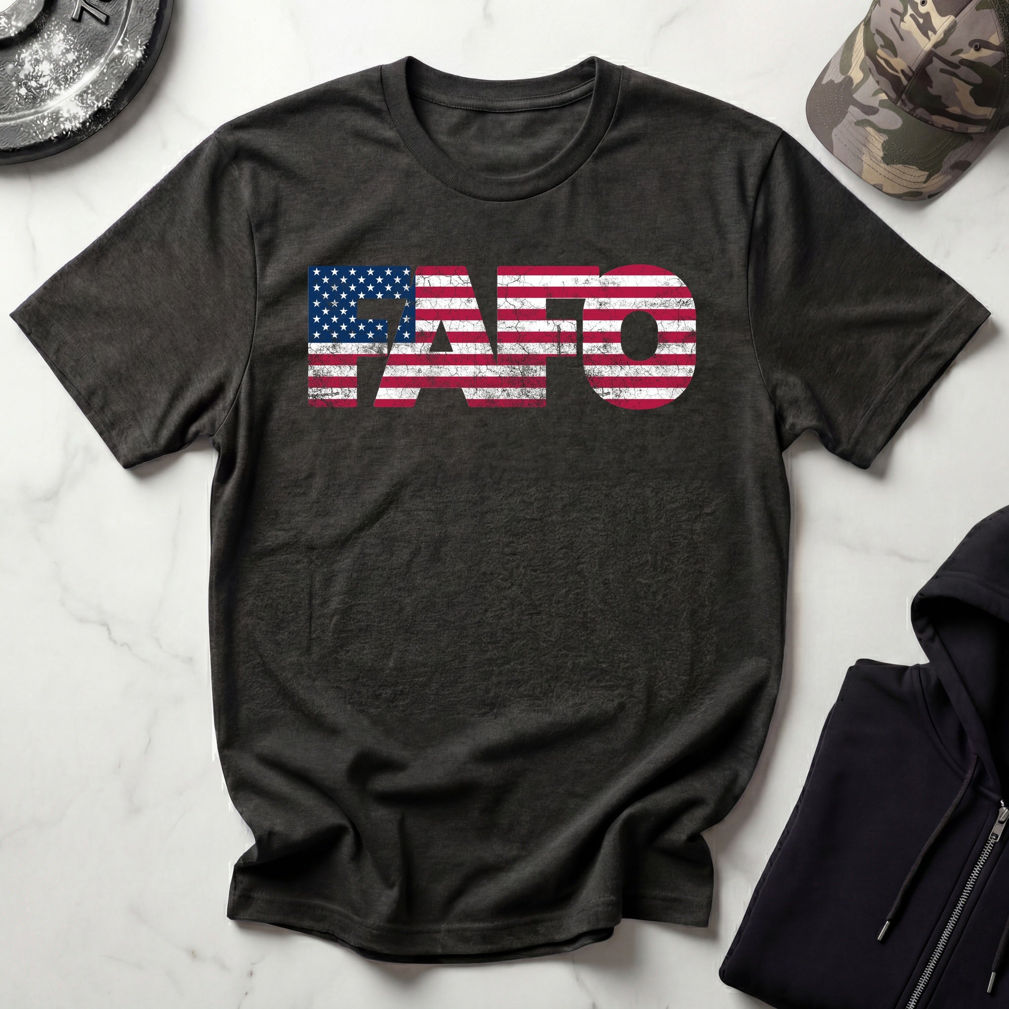 FAFO USA Vintage Graphic Gym T-Shirt