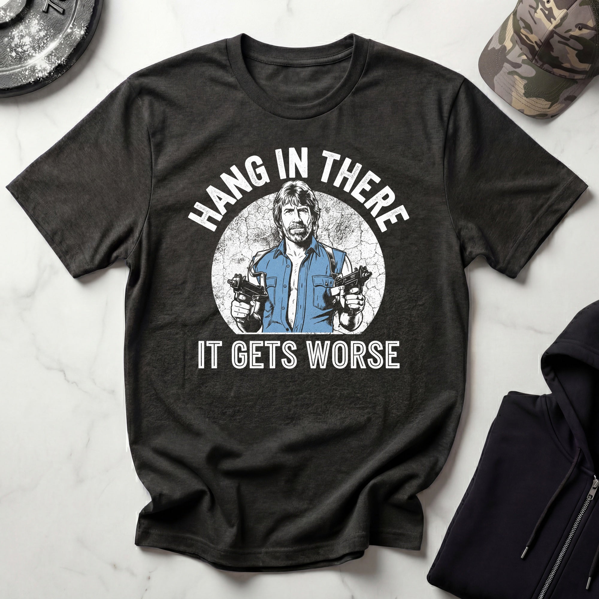 Hang In There Vintage Gym T-Shirt