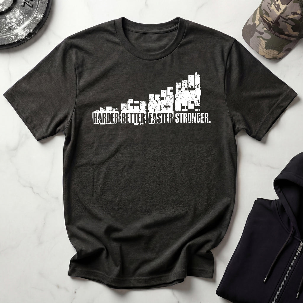 Harder Better Faster Stronger Gym Tee-Shirt