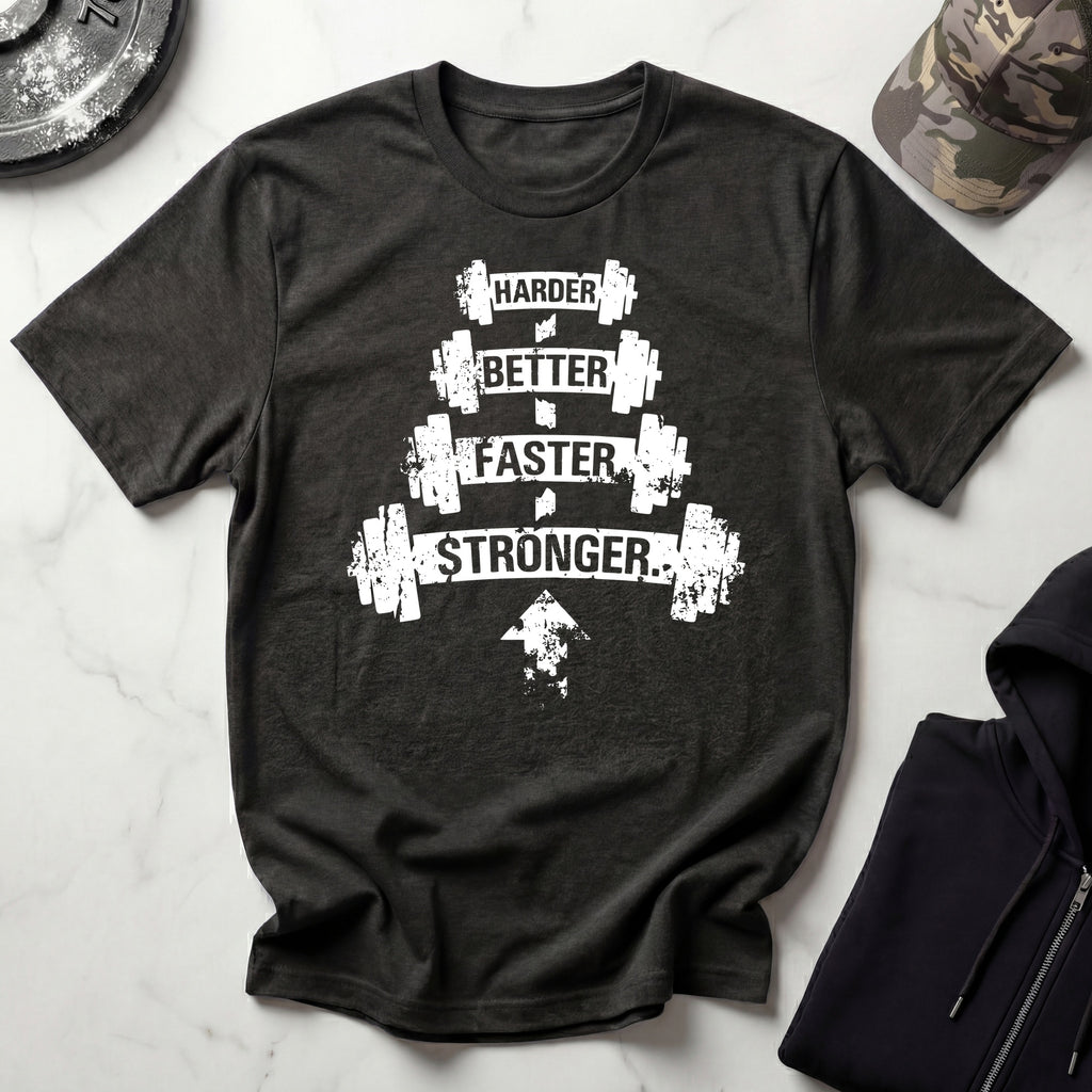 Better Faster Stronger Vintage Gym T-Shirt