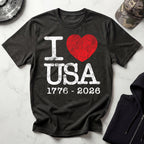 I Heart USA 250 Vintage Gym T-Shirt