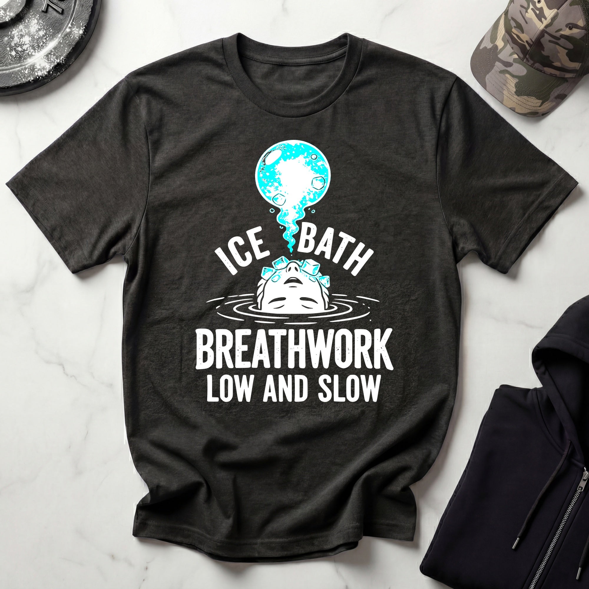 Ice Bath Breathwork Gym T-Shirt