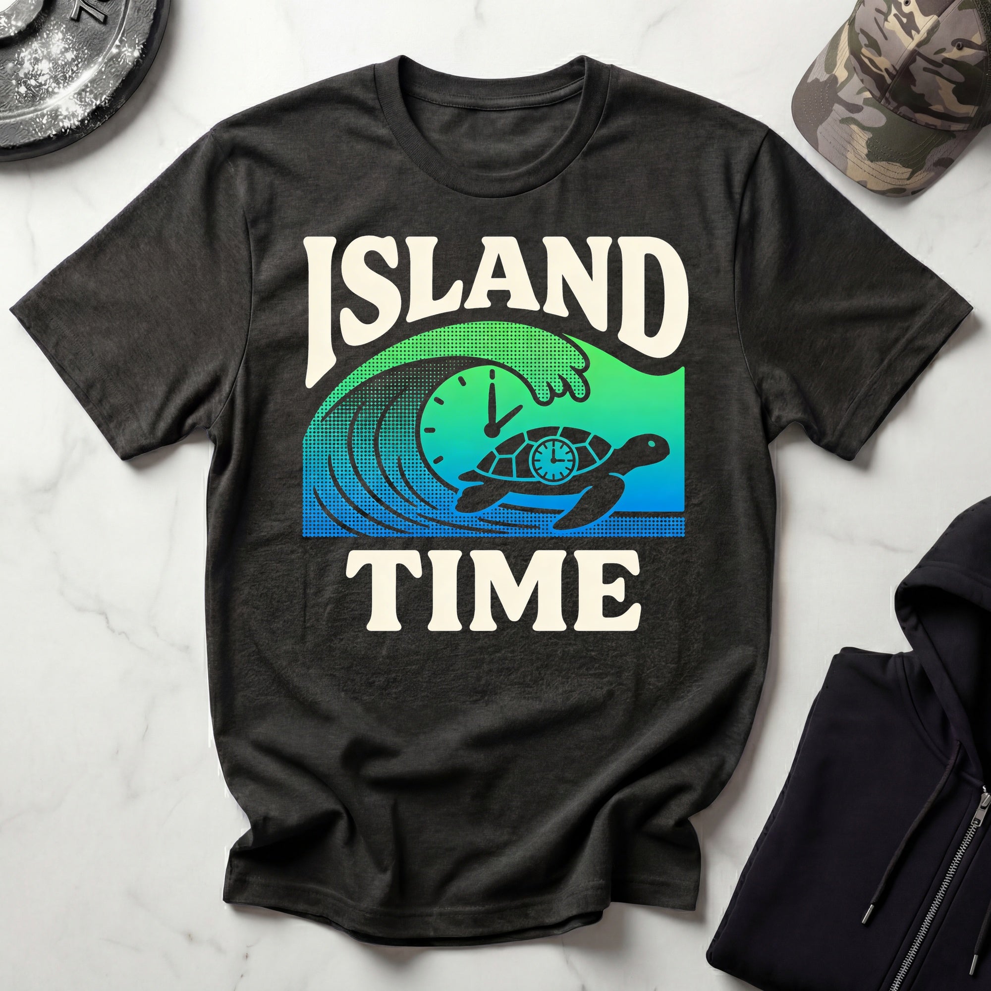Island Time Graphic Gym T-Shirt
