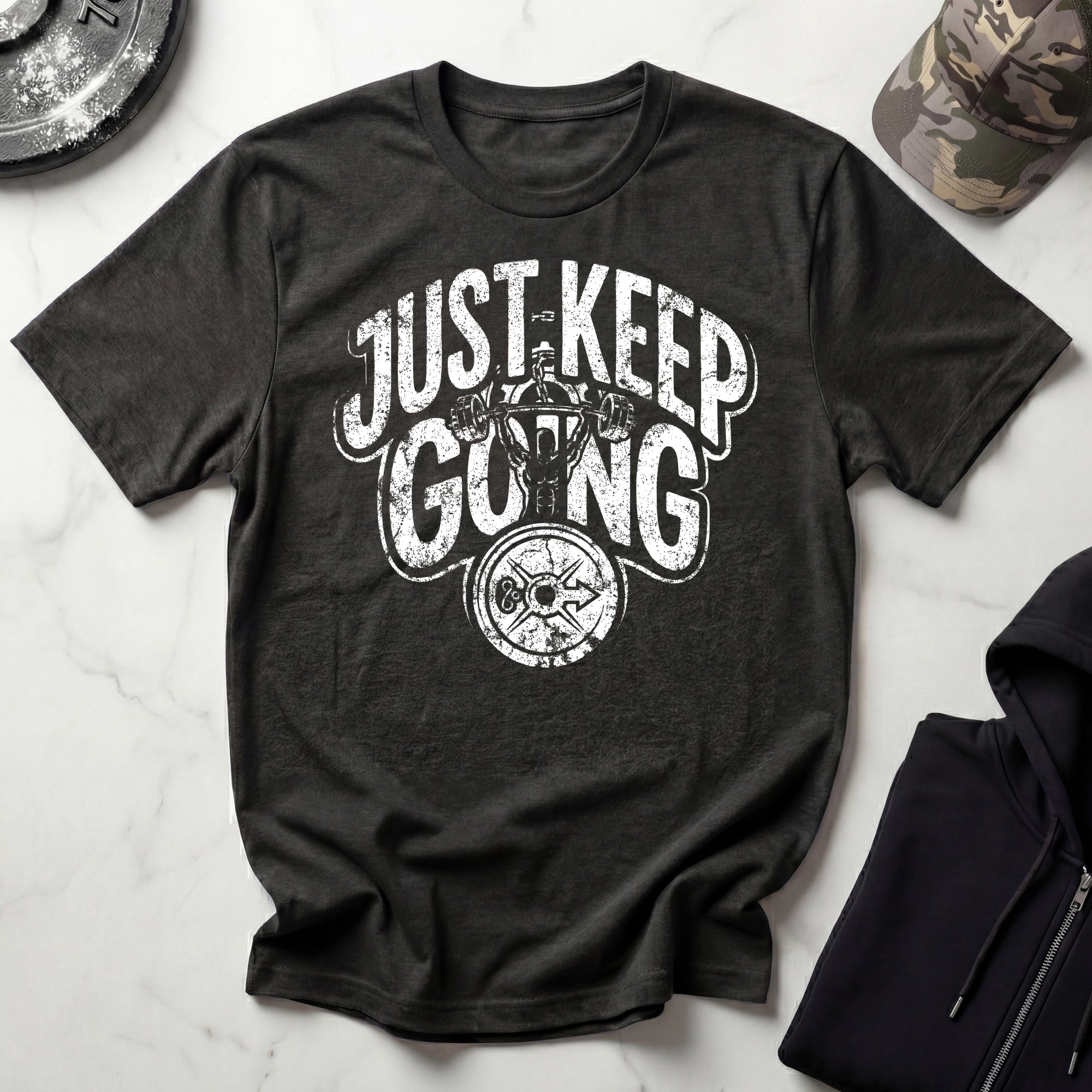 Keep Going Retro Gym T-Shirt