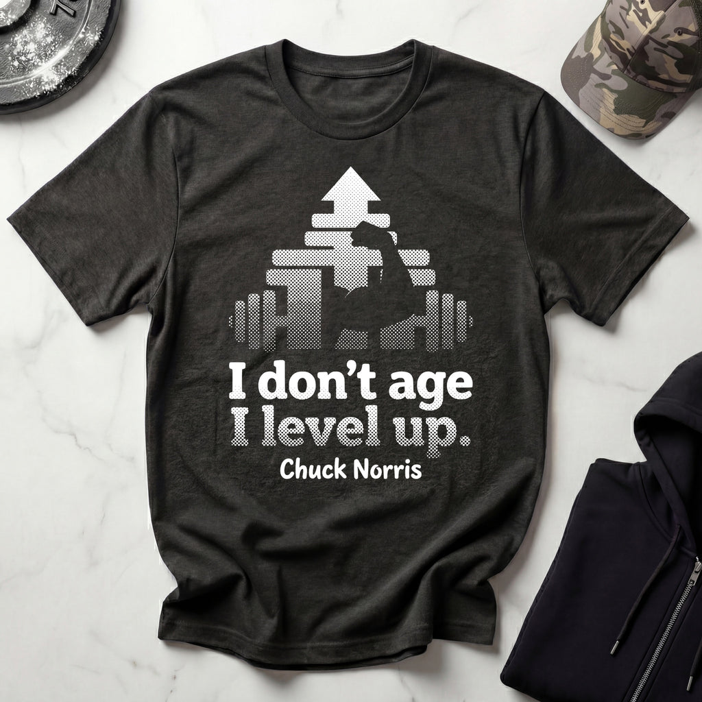 I Dont Age I Level Up Vintage Gym T-Shirt