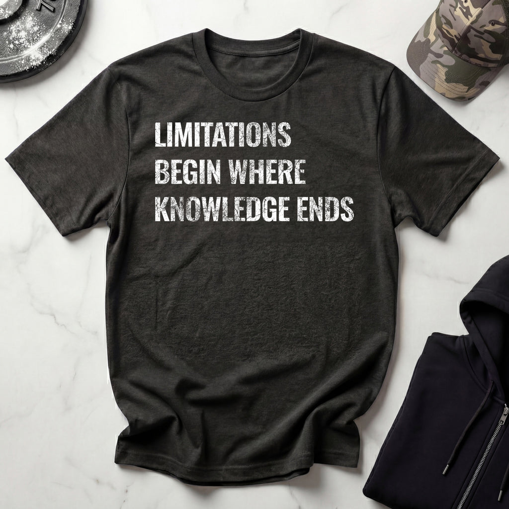 Knowledge Limitation Graphic Gym T-Shirt