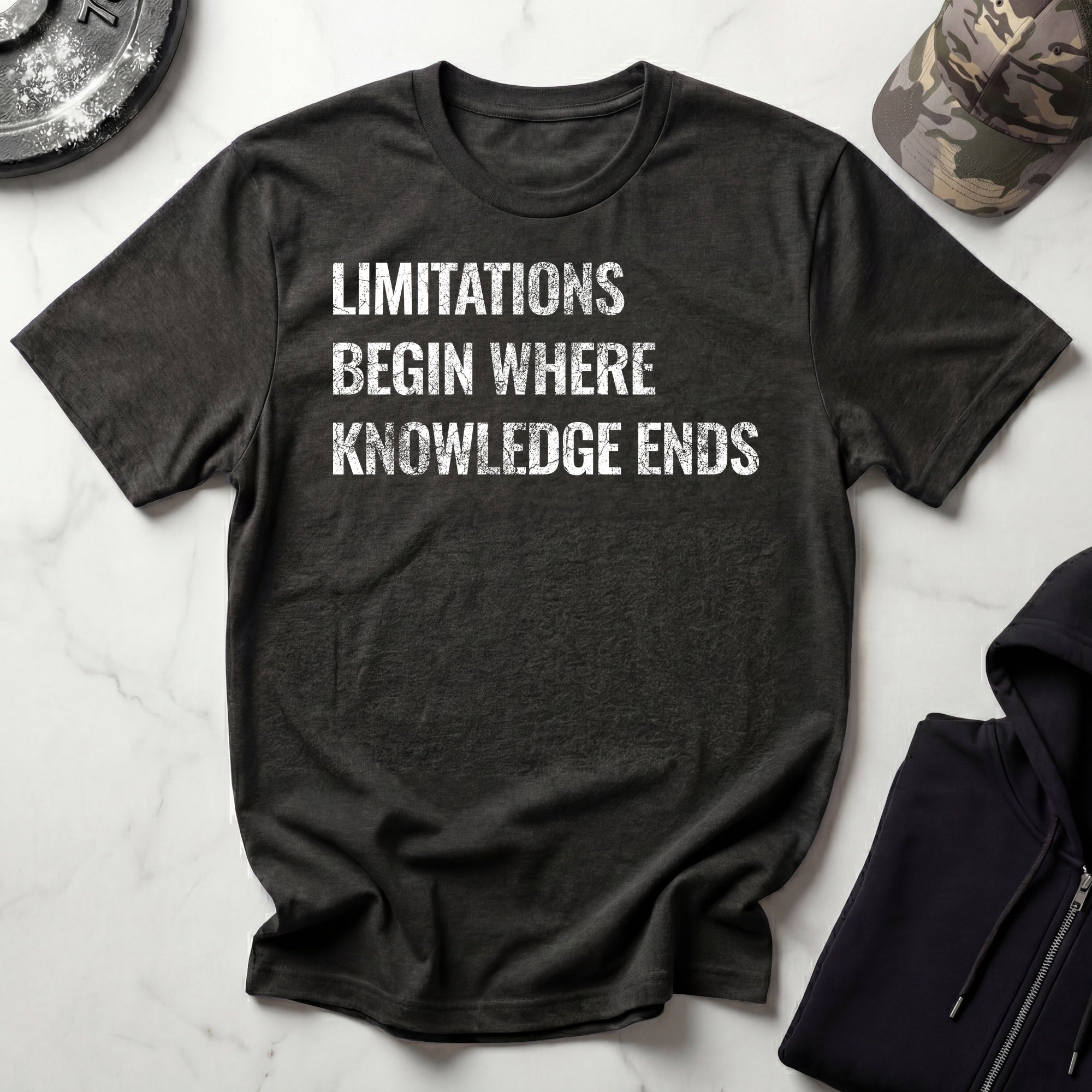 Knowledge Limitation Graphic Gym T-Shirt