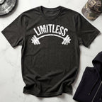 Limitless Barbell Training Vintage Graphic Gym T-Shirt