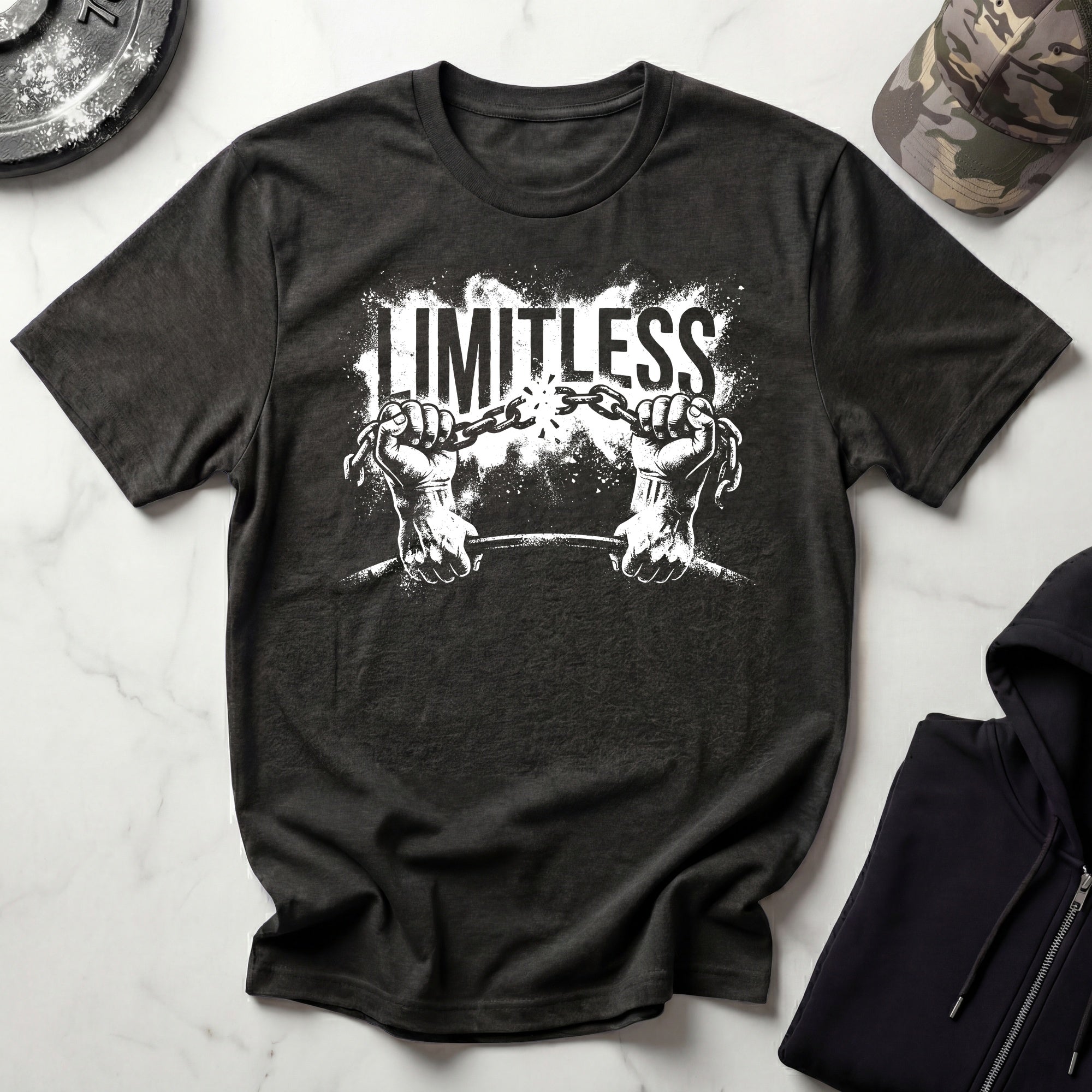Limitless Chain Train Vintage Gym T-Shirt