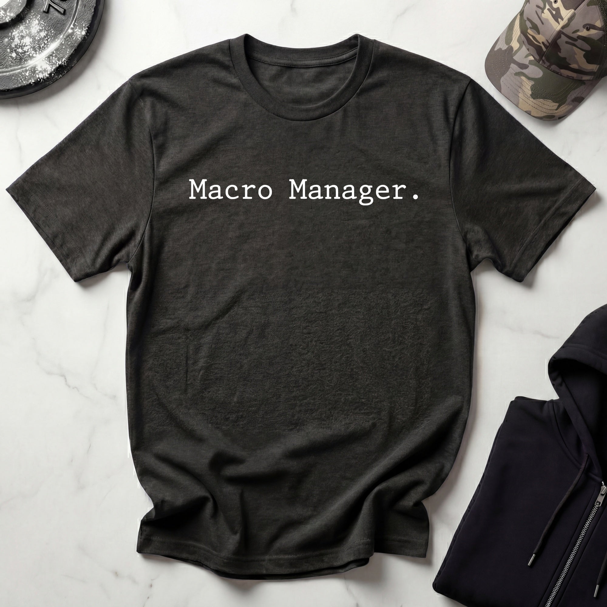 Macro Manager Typographic Gym T-Shirt