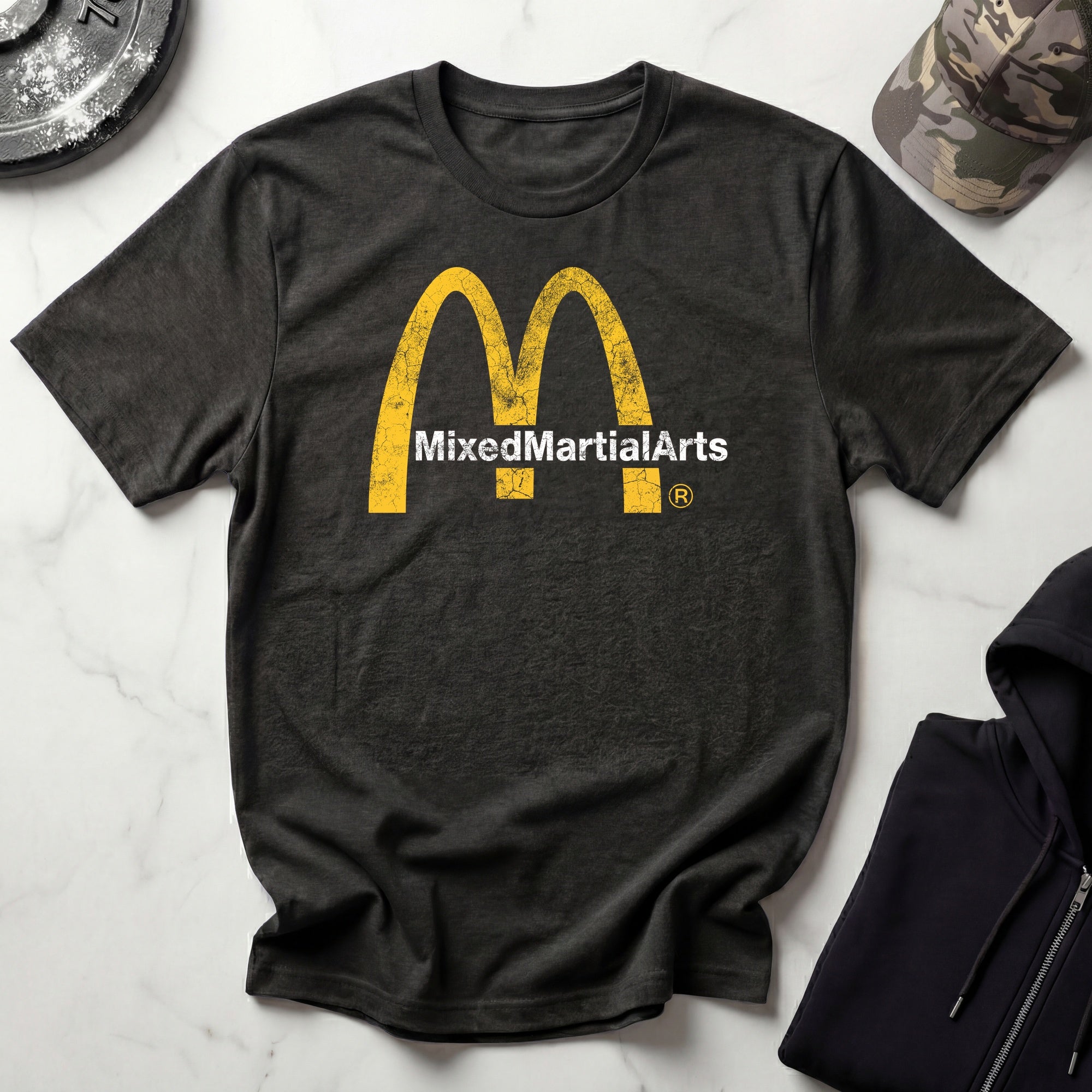 McMartialArts Graphic Vintage Gym T-Shirt