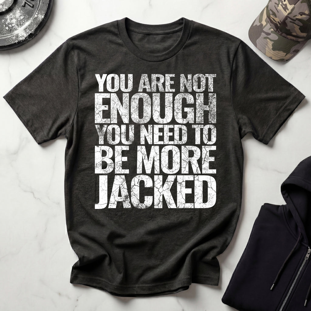 More Jacked Grunge Graphic Gym T-Shirt
