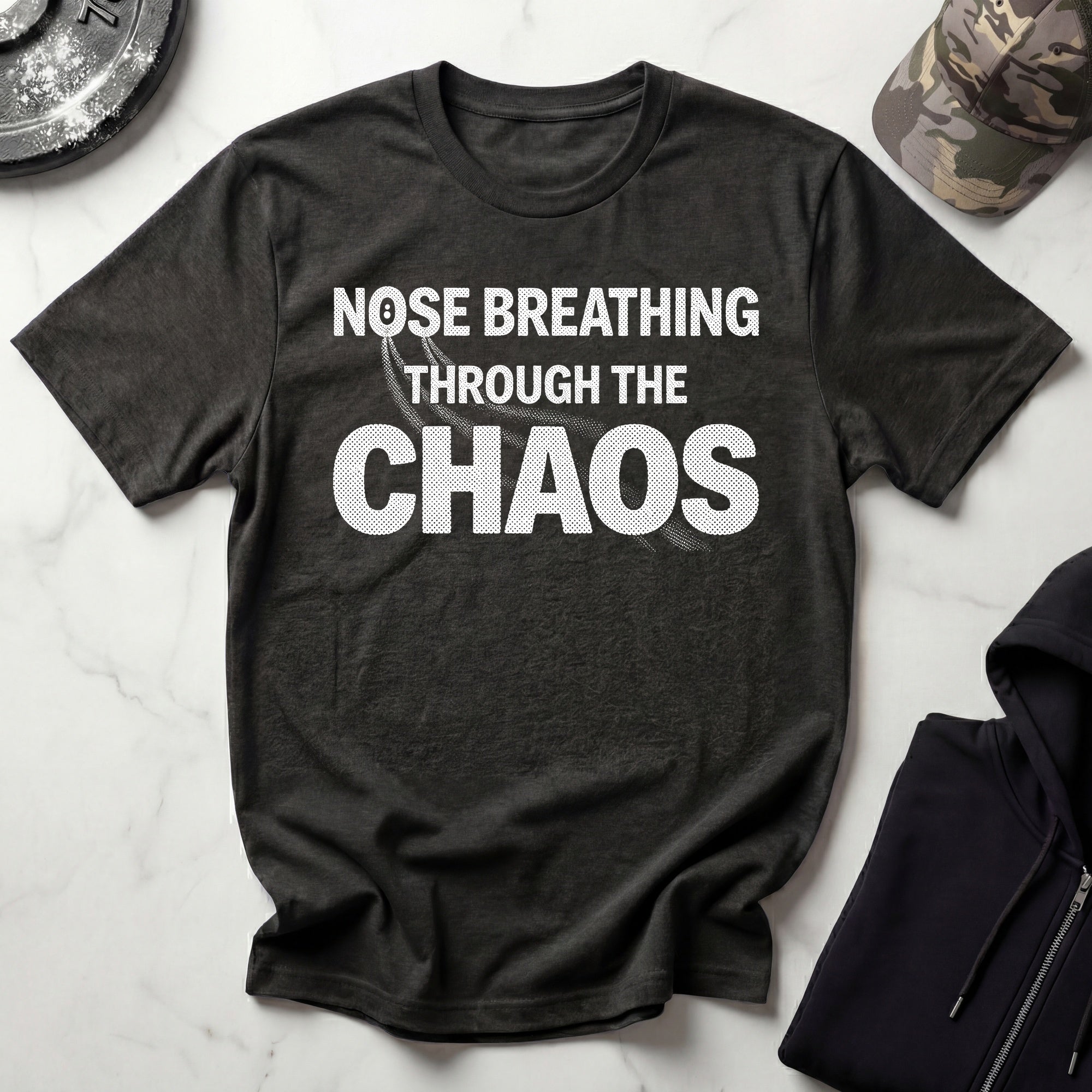 Breathwork Nose Breathe Chaos Gym T-Shirt