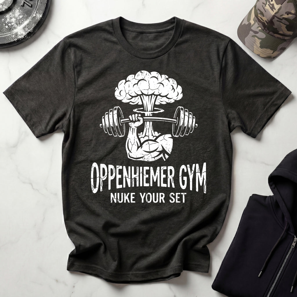 Oppenheimer Nuke Explosive Vintage Graphic Gym T-Shirt