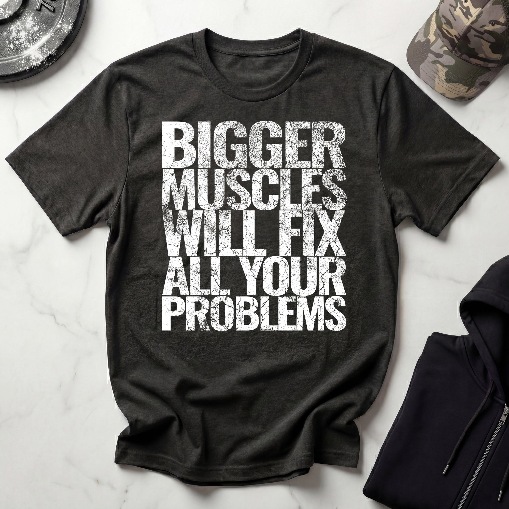 Problems Fixed Graphic Gym T-Shirt