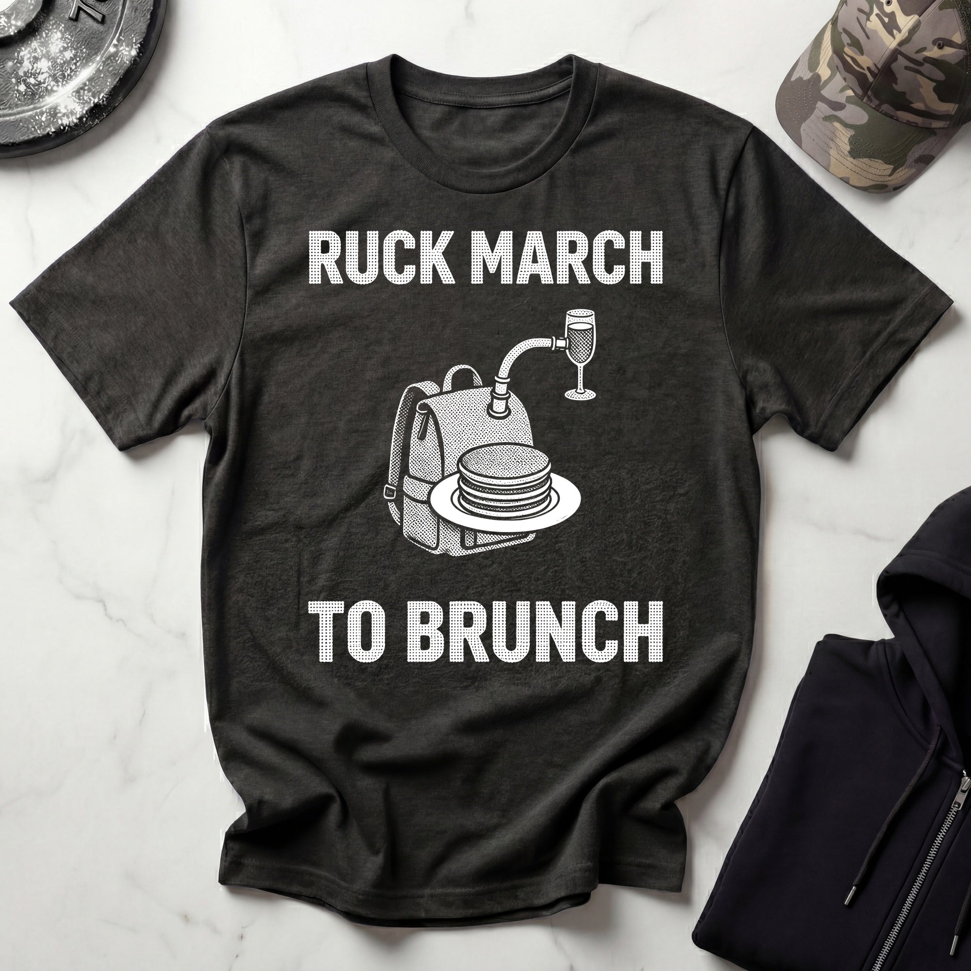 Ruck March To Brunch Gym T-Shirt