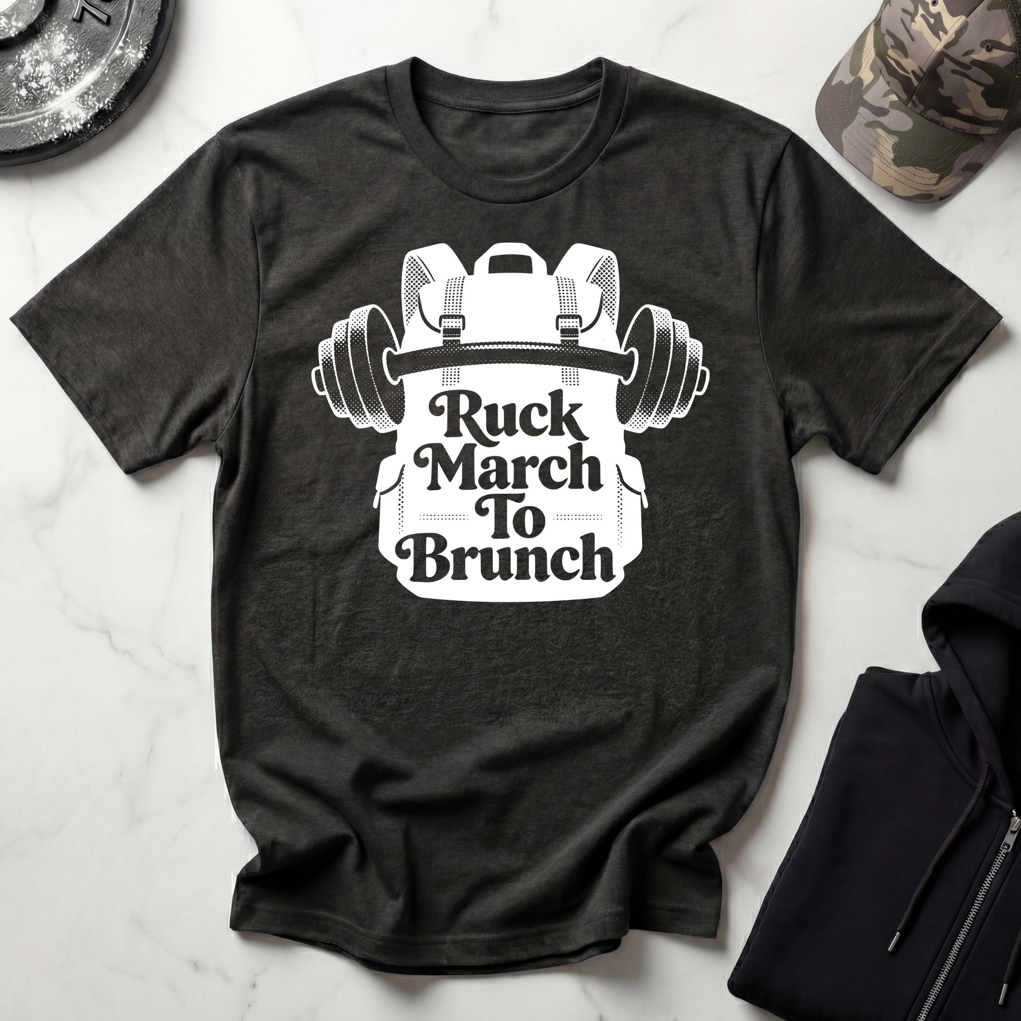 Ruck March To Brunch Graphic Gym T-Shirt