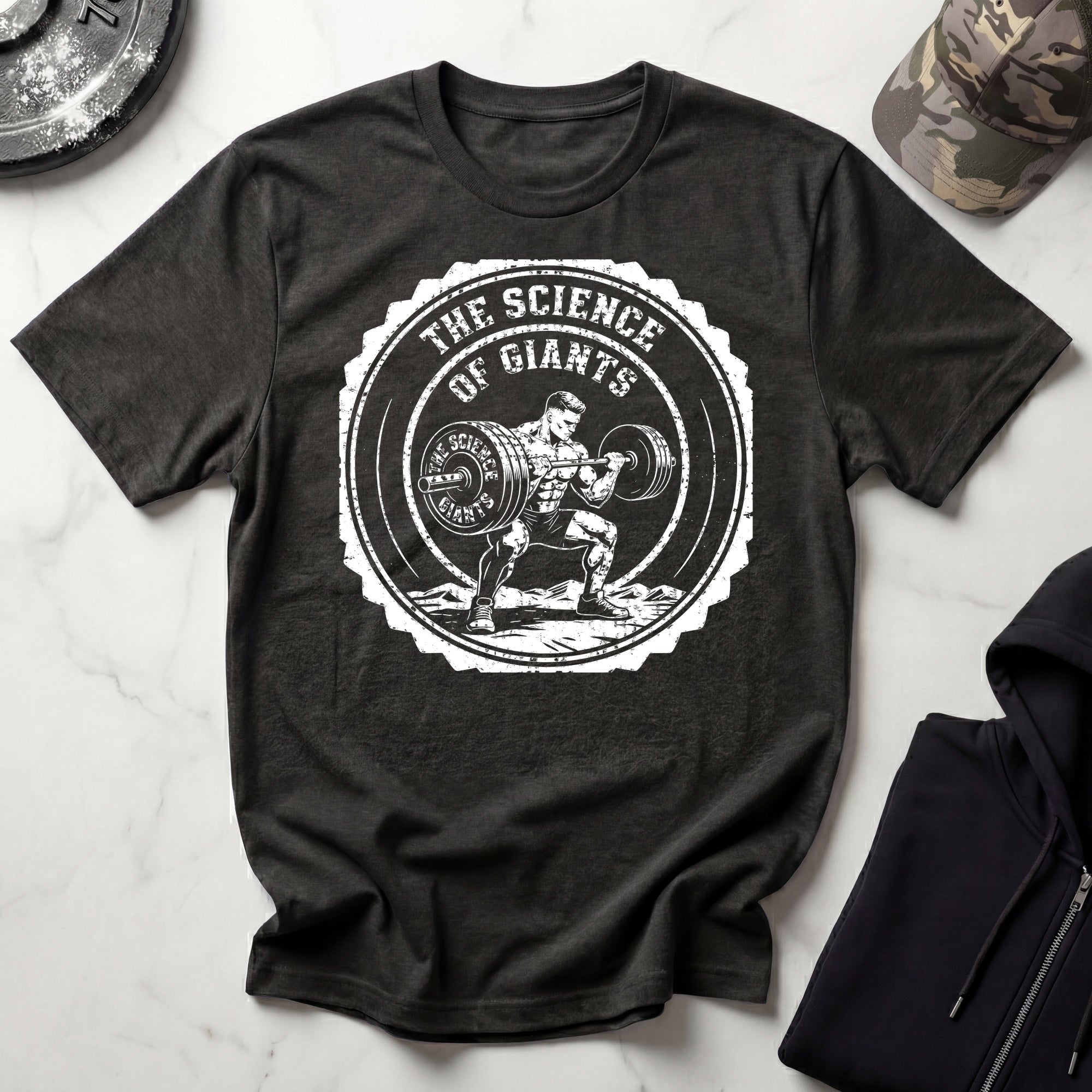 Science of Giants Vintage Badge Gym T-Shirt
