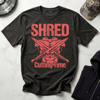 Shred Cutting Time Graphic Vintage Gym T-Shirt