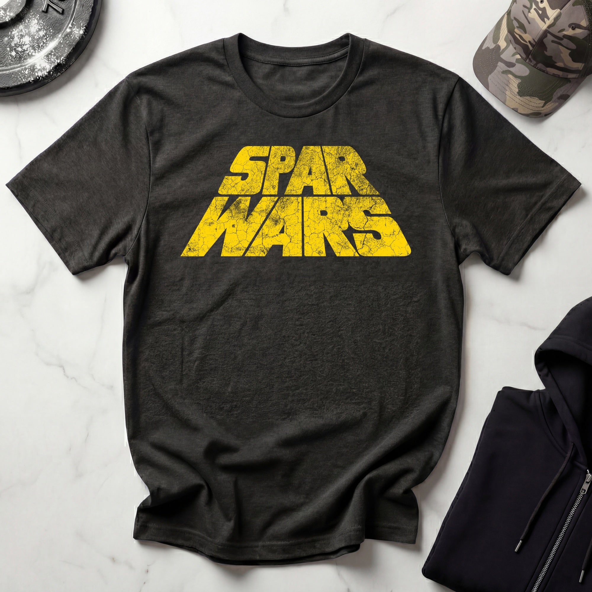 Spar Wars Humour Vintage Gym T-Shirt