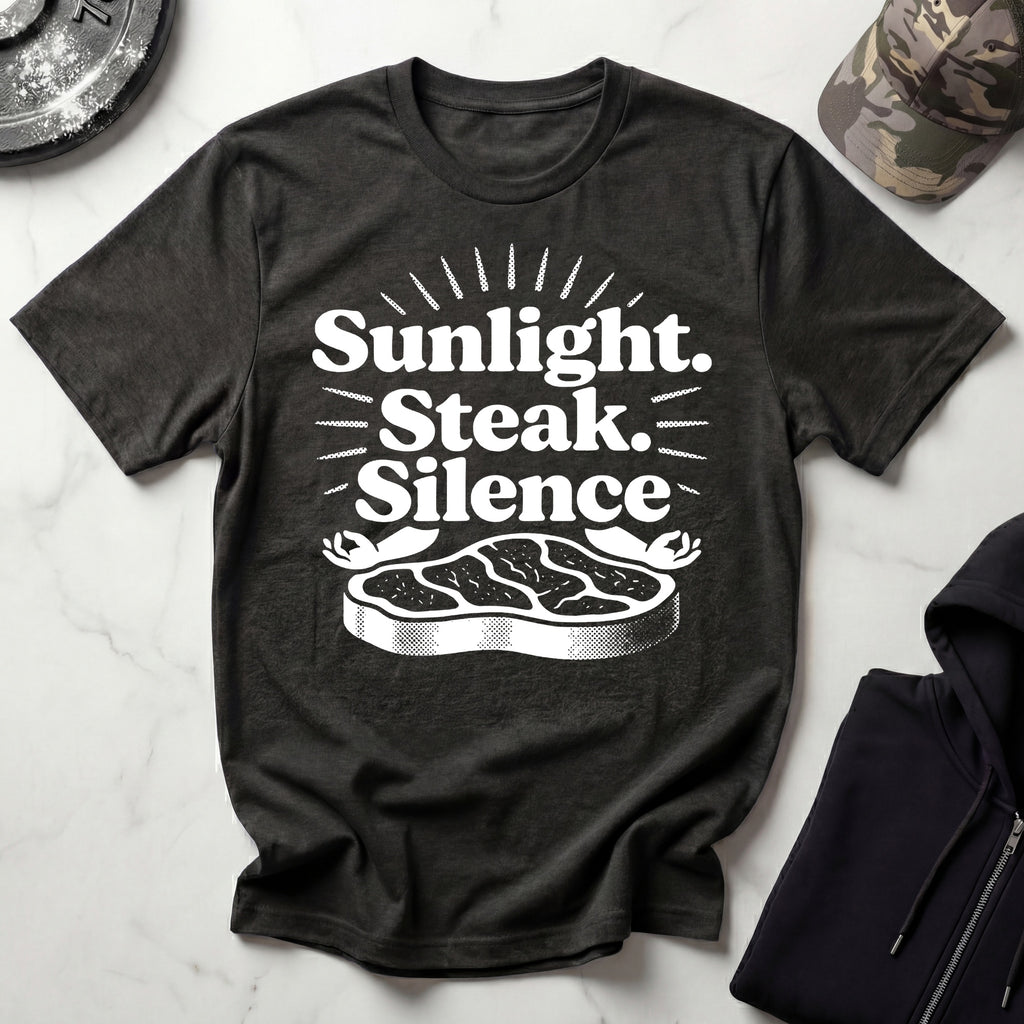 Sunlight Steak Silence Vintage Gym T-Shirt