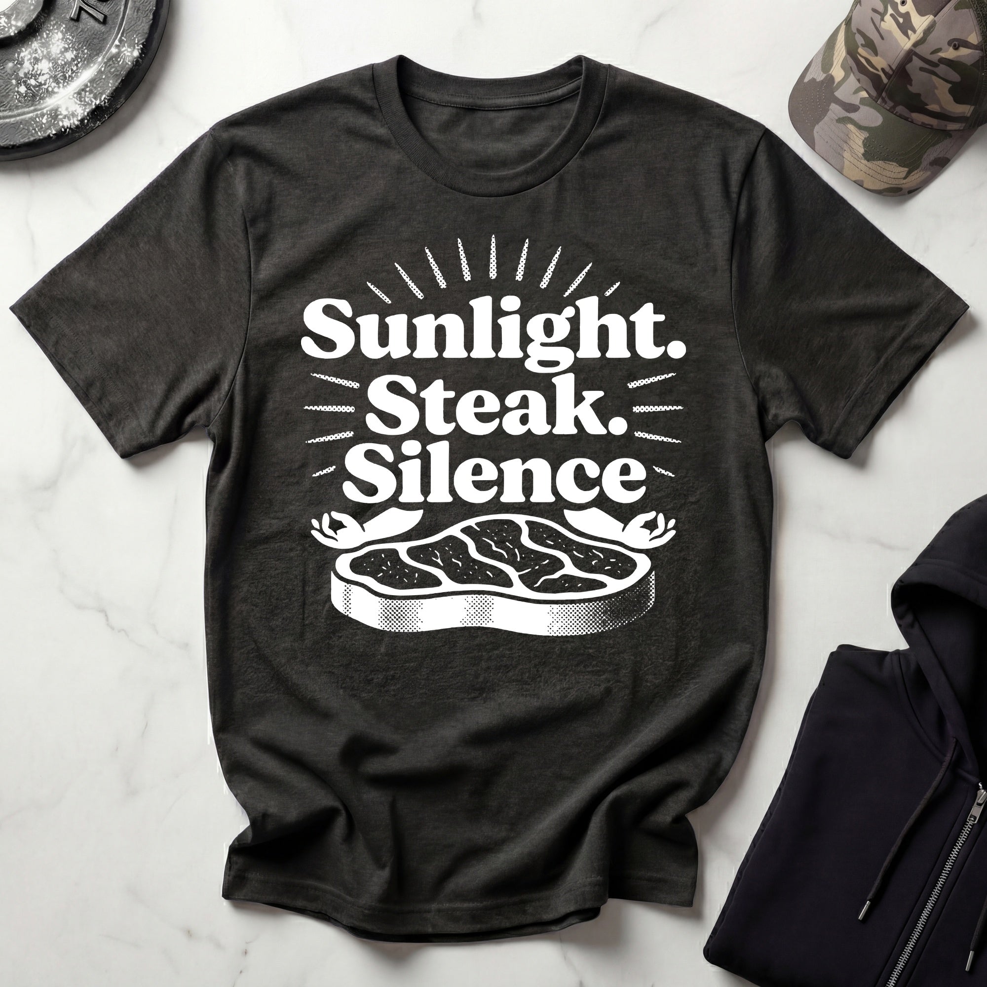 Sunlight Steak Silence Vintage Gym T-Shirt