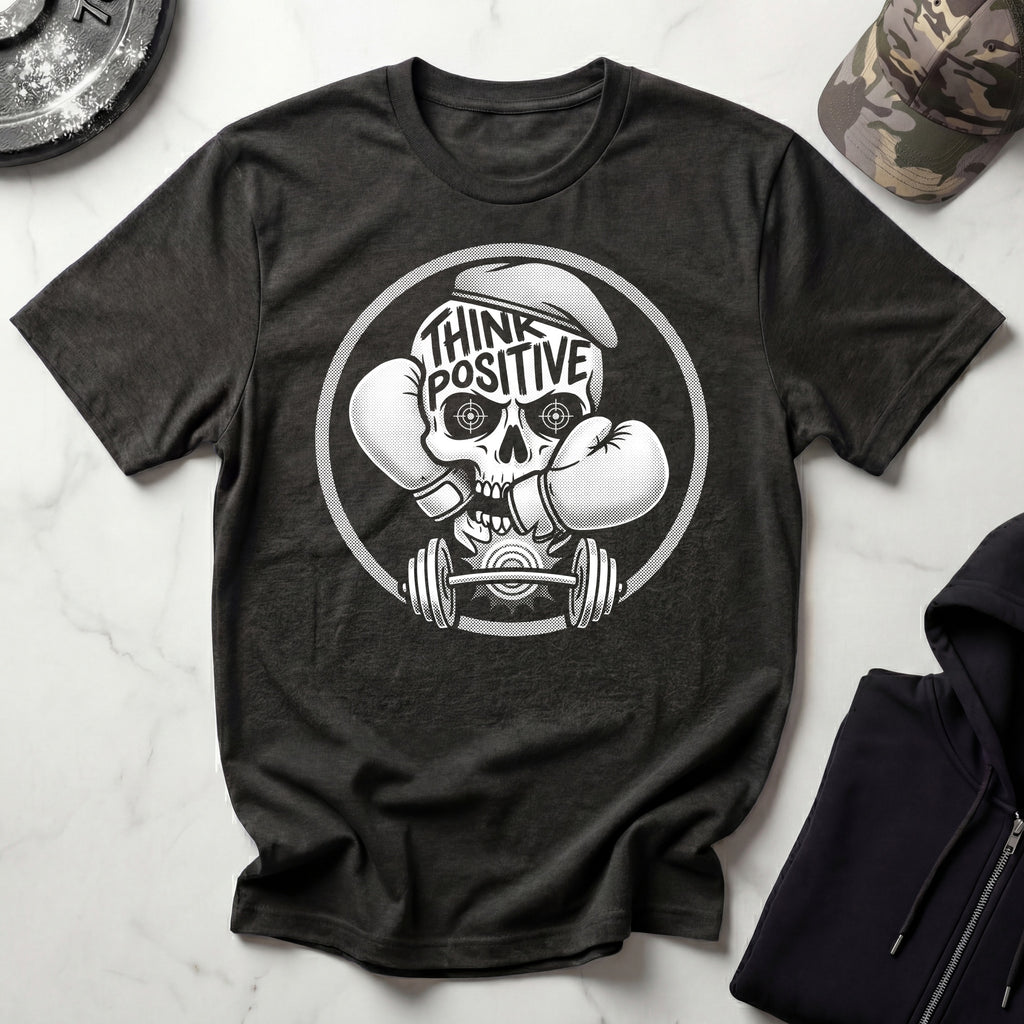 Think Positive Boxing Mindset Gym T-Shirt